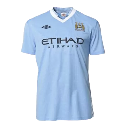 Manchester City Vintage Soccer Jersey Home 2011/12 
 - Soccer Store Near