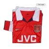 Arsenal Vintage Soccer Jersey Home 1998/99 
 Long Sleeve - Soccer Store Near