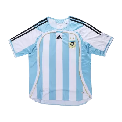 Argentina Vintage Soccer Jersey Home 2006 
 - World Cup - Soccer Store Near