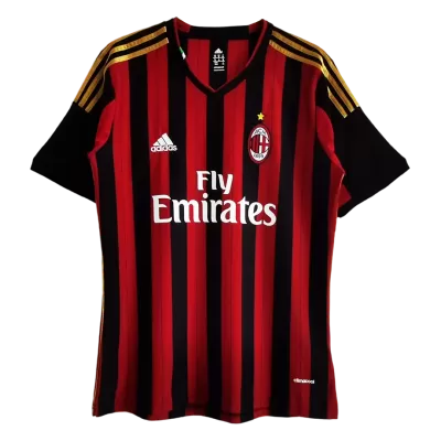 AC Milan Vintage Soccer Jersey Home 2013/14 
 - Soccer Store Near