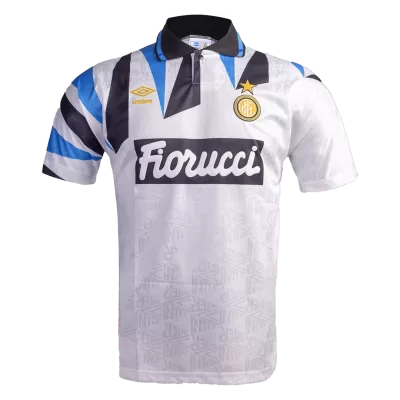 Inter Milan Vintage Soccer Jersey Away 1992/93 
 - Soccer Store Near