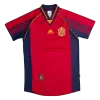 Spain Vintage Soccer Jersey Home 1998 
 - Soccer Store Near