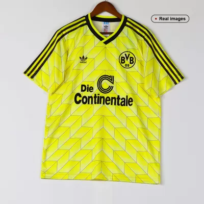 Borussia Dortmund Vintage Soccer Jersey Home 1988 
 - Soccer Store Near