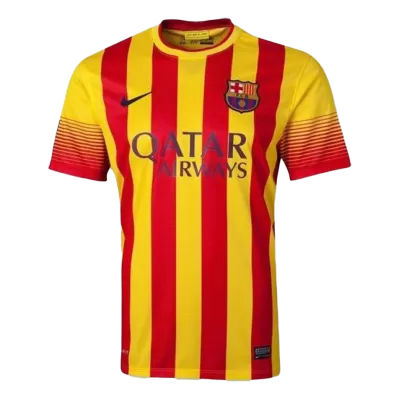 Barcelona Vintage Soccer Jersey Away 2013/14 
 - Soccer Store Near