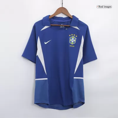 Brazil Vintage Soccer Jersey Away 2002 
 - Soccer Store Near