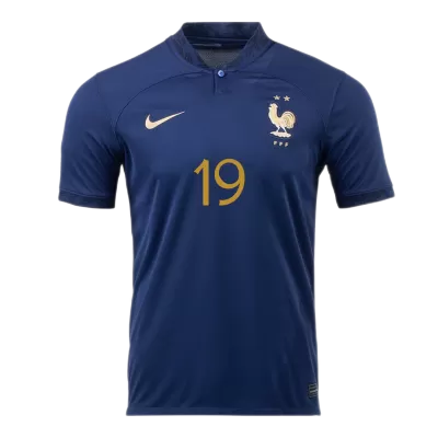 France Jersey BENZEMA #19 Home 2022 World Cup - Soccer Store Near