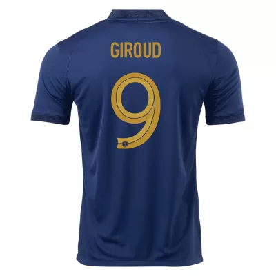 France Jersey GIROUD #9 Home 2022 World Cup - Soccer Store Near