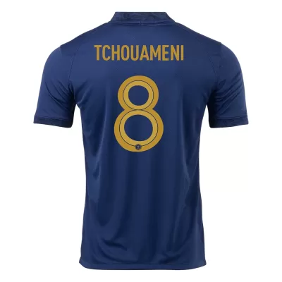 France Jersey TCHOUAMENI #8 Home 2022 World Cup - Soccer Store Near