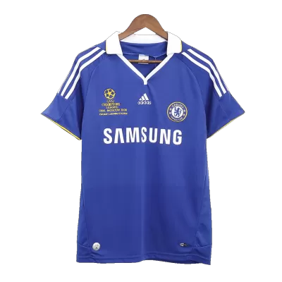 Chelsea Vintage Soccer Jersey Home 2008 
 - UCL Final - Soccer Store Near