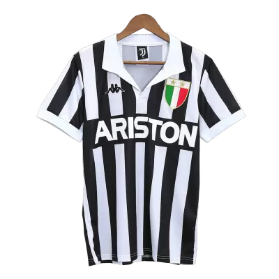 Juventus Vintage Soccer Jersey Home 1984/85 
 - Soccer Store Near