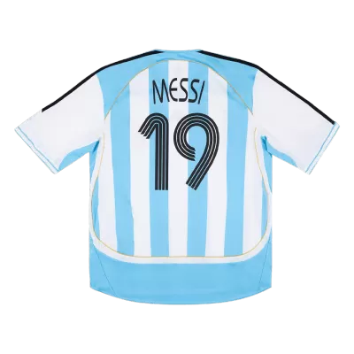 Argentina Vintage Soccer Jersey MESSI #19 Home 2006 
 - World Cup - Soccer Store Near