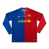 Barcelona Vintage Soccer Jersey MESSI #10 Home 2008/09 
 Long Sleeve - UCL Final - Soccer Store Near