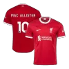 Liverpool Jersey MAC ALLISTER #10 Home 2023/24 - Soccer Store Near