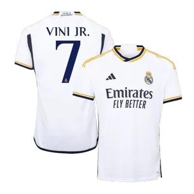 Real Madrid Soccer Jersey VINI JR. #7 Home 2023/24 - Soccer Store Near