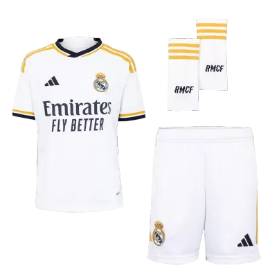 Real Madrid Cheap Kids Kit Home 2023/24 (Shirt+Shorts+Socks) - Soccer Store Near