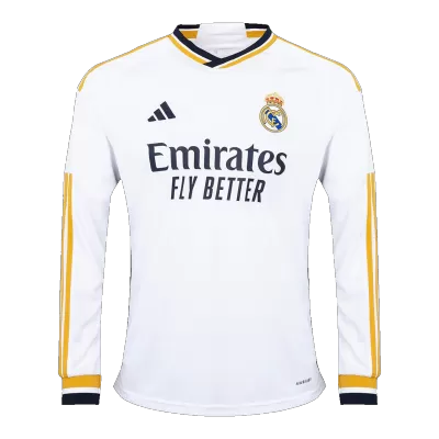 Real Madrid Long Sleeve Jersey Home 2023/24 - Soccer Store Near