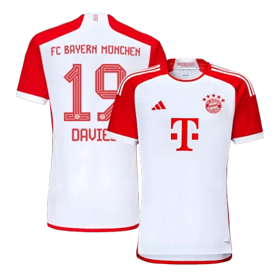 Bayern Munich Jersey DAVIES #19 Home 2023/24 - Soccer Store Near