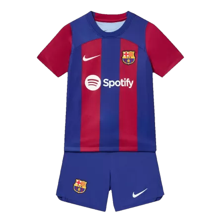 Barcelona Kids Kit Home 2023/24 (Shirt+Shorts) - Soccer Store Near