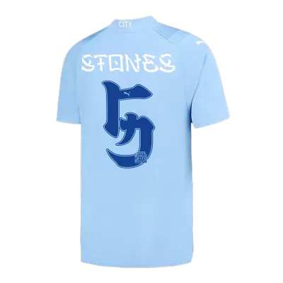 Manchester City Jersey STONES #5 Home 2023/24-Japanese Tour Printing - Soccer Store Near