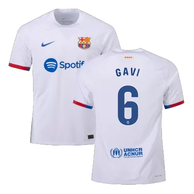 Barcelona Jersey GAVI #6 Away 2023/24 
 - Authentic Version - Soccer Store Near