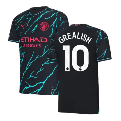 Manchester City Jersey GREALISH #10 Third Away 2023/24 - Soccer Store Near