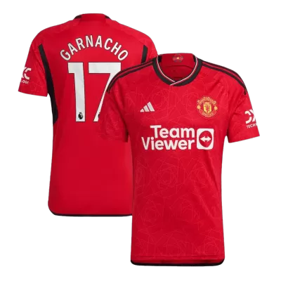 Manchester United Soccer Jersey GARNACHO #17 Home 2023/24 - Soccer Store Near