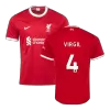 Liverpool Jersey VIRGIL #4 Home 2023/24 - Soccer Store Near