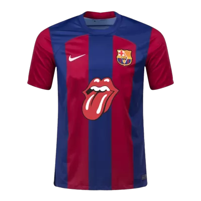 Barcelona  x Rolling Stone Jersey Home 2023/24 - Soccer Store Near