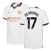 Manchester City Jersey DE BRUYNE #17 Away 2023/24 - Soccer Store Near