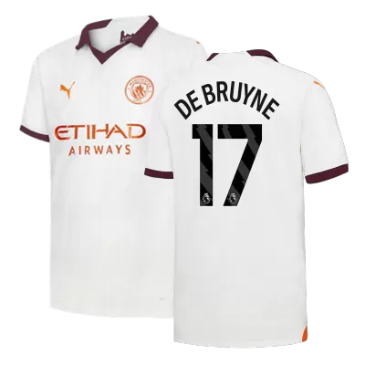 Manchester City Jersey DE BRUYNE #17 Away 2023/24 - Soccer Store Near