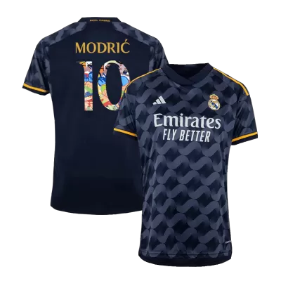 Real Madrid Jersey MODRIĆ #10 Away 2023/24- Sen2 Font - Soccer Store Near