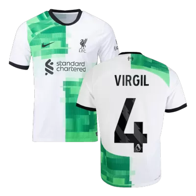 Liverpool Jersey VIRGIL #4 Away 2023/24 
 - Authentic Version - Soccer Store Near