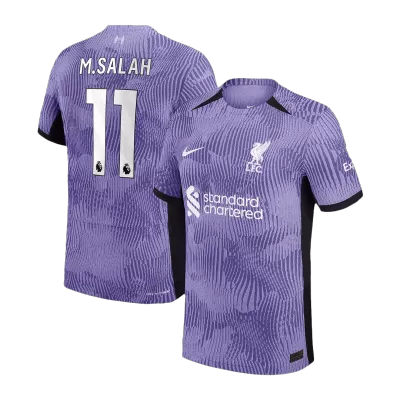 Liverpool Jersey M.SALAH #11 Third Away 2023/24 
 - Authentic Version - Soccer Store Near