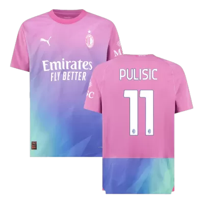 AC Milan Jersey PULISIC #11 Third Away 2023/24 
 - Authentic Version - Soccer Store Near