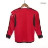 Manchester United Kids Kit Home 2023/24 (Shirt+Shorts) Long Sleeve - Soccer Store Near