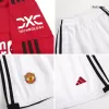 Manchester United Kids Kit Home 2023/24 (Shirt+Shorts) Long Sleeve - Soccer Store Near