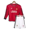 Manchester United Kids Kit Home 2023/24 (Shirt+Shorts) Long Sleeve - Soccer Store Near