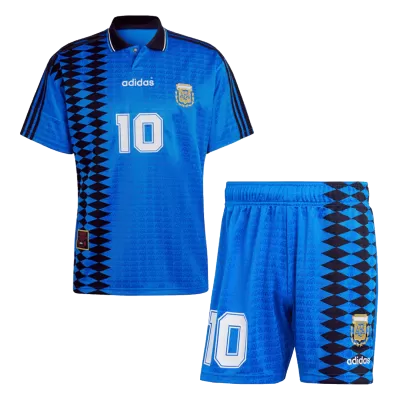 Argentina Kit (Jersey+Shorts) #10 Away 1994 - Soccer Store Near