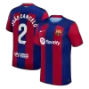 Barcelona Soccer Jersey JOÃO CANCELO #2 Home 2023/24 - Soccer Store Near