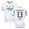 Real Madrid Cheap Football Jersey CAMPEONES #13 Home 2023/24 - Authentic Version - Soccer Store Near