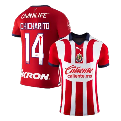 Chivas Soccer Jersey Sign CHICHARITO #14 Home 2023/24 - Soccer Store Near