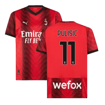 AC Milan Jersey PULISIC #11 Home 2023/24 - Soccer Store Near