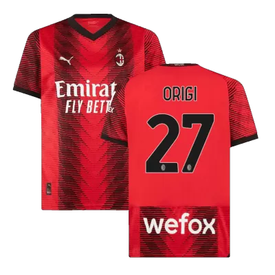 AC Milan Jersey ORIGI #27 Home 2023/24 - Soccer Store Near