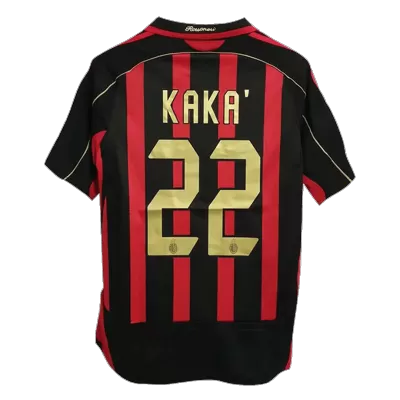 Cheap Retro Football Jersey AC Milan KAKA' #22 Home 2006/07 
 - Soccer Store Near