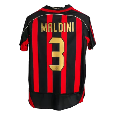 Cheap Retro Football Jersey AC Milan MALDINI #3 Home 2006/07 
 - Soccer Store Near