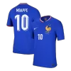 France Cheap Football Jersey MBAPPE #10 Home 2024 - Authentic Version - Soccer Store Near