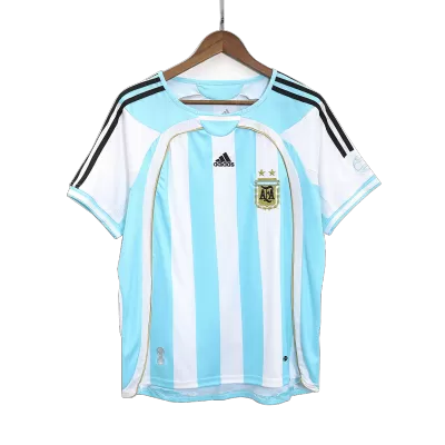 Argentina Vintage Soccer Jersey Home 2006 
 - World Cup - Soccer Store Near