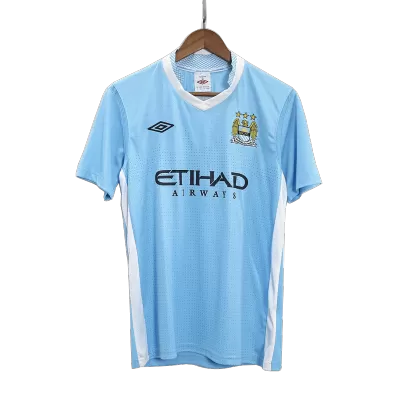 Manchester City Vintage Soccer Jersey Home 2011/12 
 - Soccer Store Near