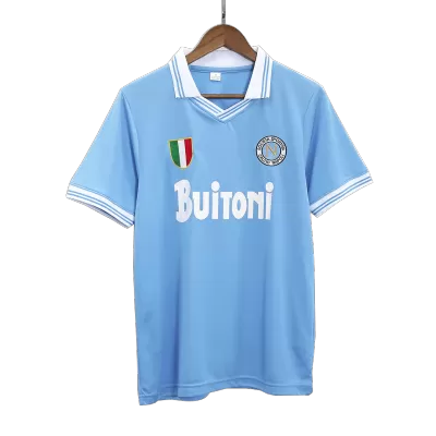 Napoli Vintage Soccer Jersey Home 1986/87 
 - Soccer Store Near