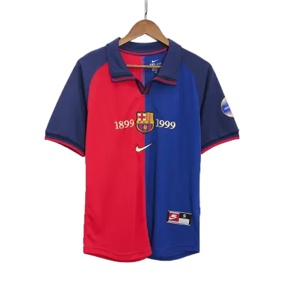 Barcelona Vintage Soccer Jersey Home 1999/00 
 - Soccer Store Near